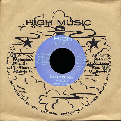 Hopeton Crawford - Brand New Love  /  High Times Players - Brand New Dub (Japan) (Japan press) [New Vinyl 7"]