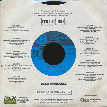 Lee Perry - Feel Like Jumping  /  Roland Alphonso & The Skatalites - Christine Keller (Japan) (Japan press) [New Vinyl 7"]