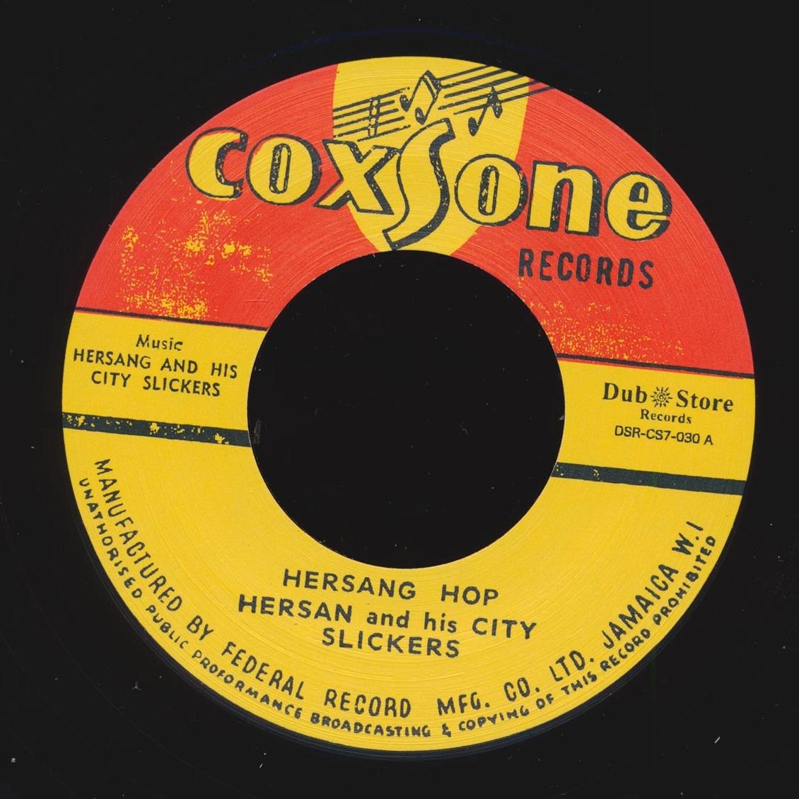 Hersan & His City Slickers - Hersang Hop  /  Workshop Musicians - Calypso Jazz (Japan) (Japan press) [New Vinyl Record 7" Single]