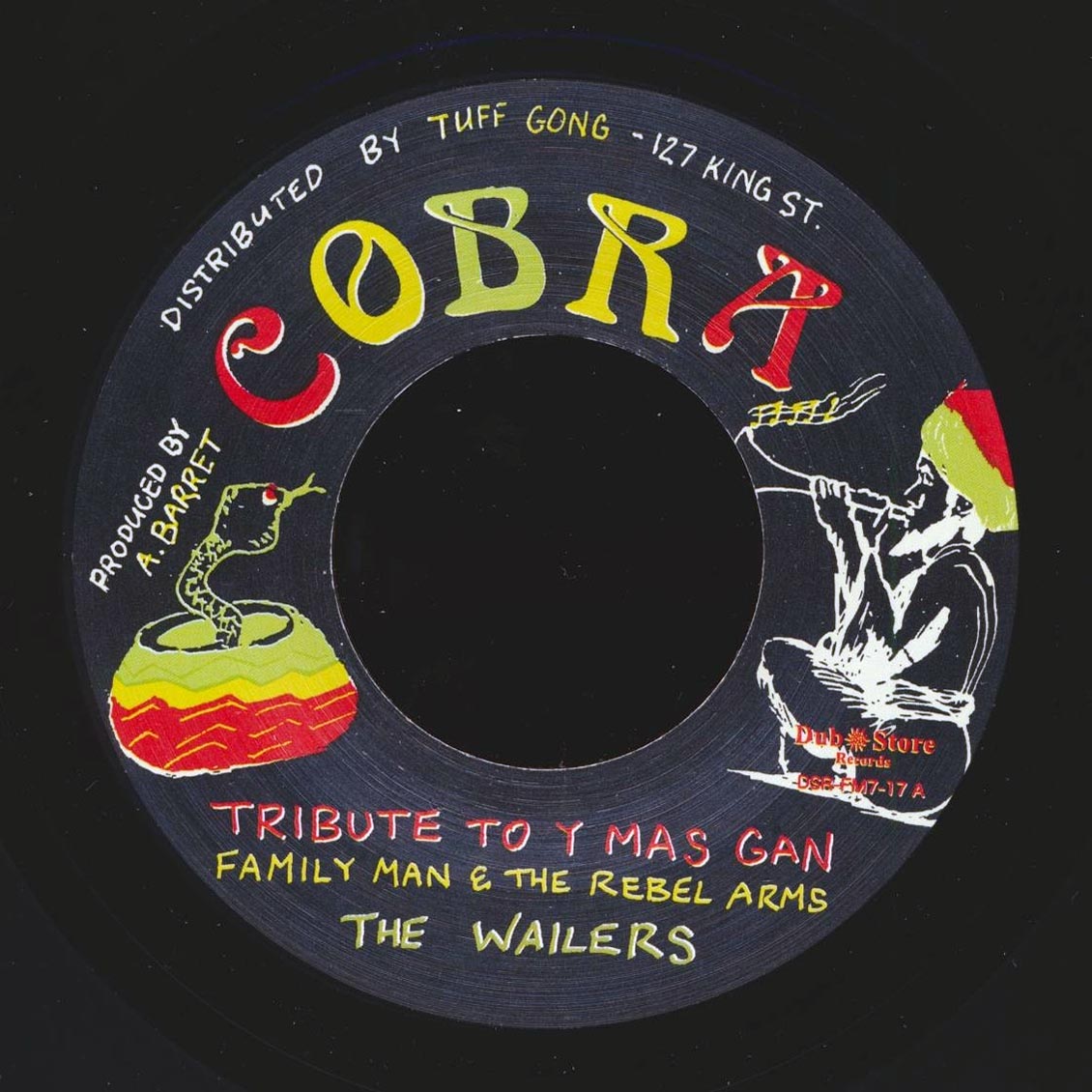 The Wailers (Familyman & The Rebel Arms) - Tribute To Y Mas Gan  /  The Wailers (Familyman & The Rebel Arms) - Steppers Rock (Japan) (Japan press) [New Vinyl Record 7" Single]