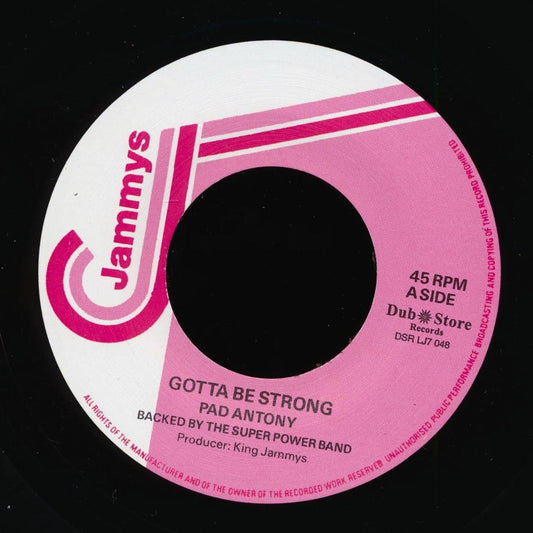 Pad Anthony - Gotta Be Strong  /  Version (rhythm: "King Kong - Move Insane") (Japan) (Japan press) [New Vinyl Record 7" Single]