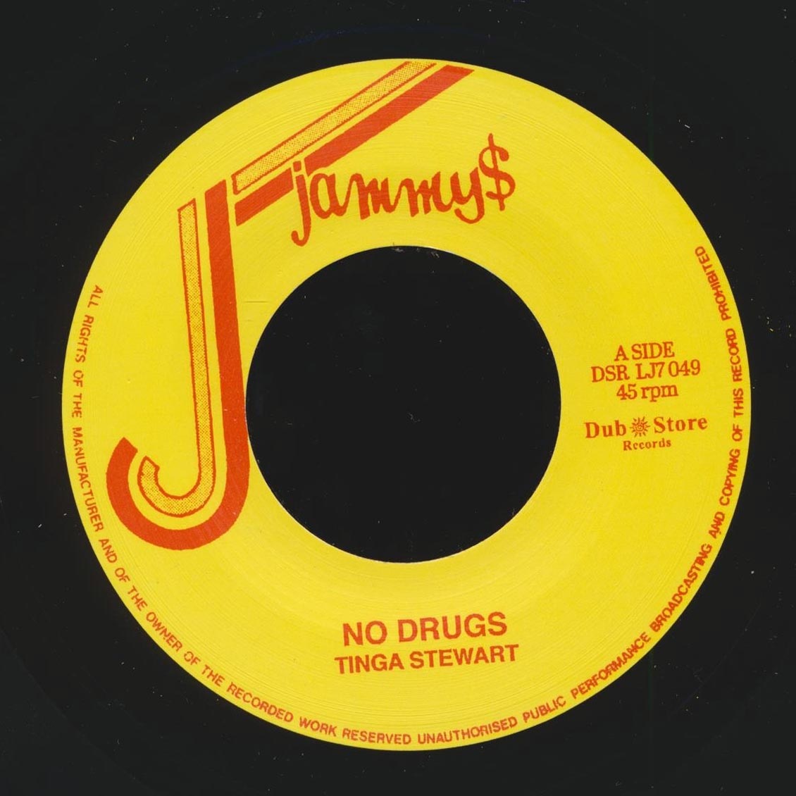 Tinga Stewart - No Drugs  /  Version (Japan) (Japan press) [New] [New Vinyl 7"]