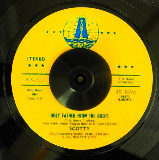 Scotty - Holy Father From The Roots  /  Version [New] [New Vinyl 7"]