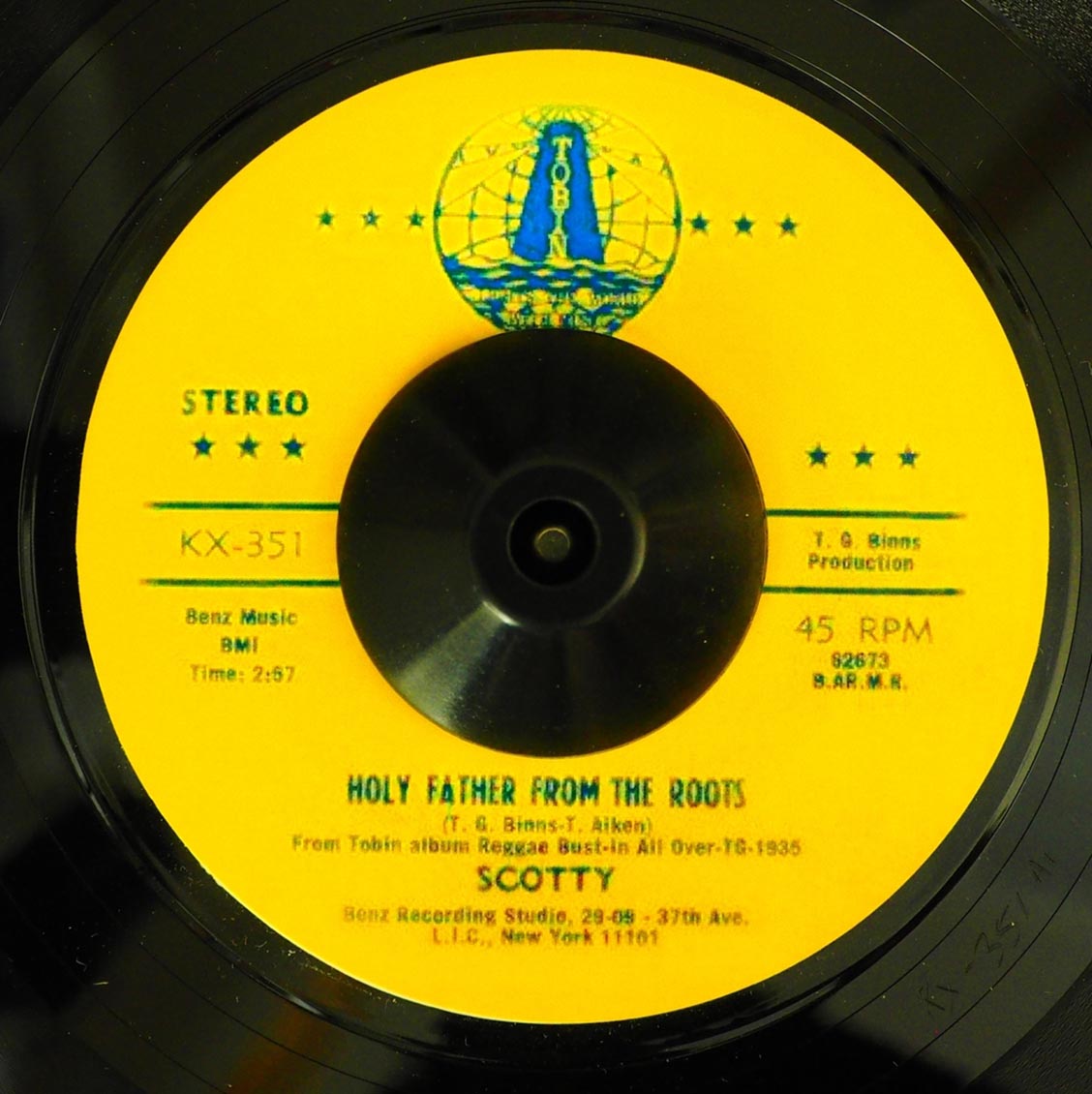 Scotty - Holy Father From The Roots  /  Version [New Vinyl 7"]