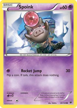 Spoink 030/124 - XY  Fates Collide
