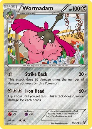 Wormadam 059/124 - XY  Fates Collide