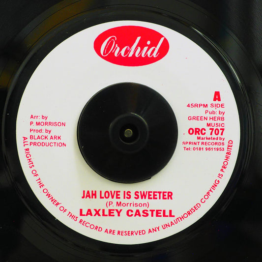 Lacksley Castell - Jah Love Is Sweeter  /  Version [New] [New Vinyl 7"]