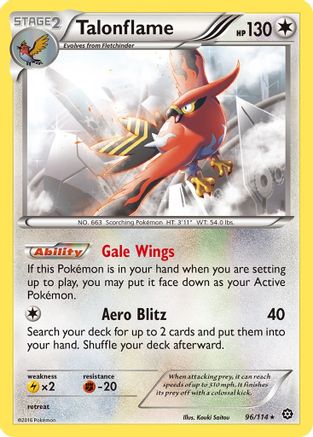 Talonflame 096/114 - XY  Steam Siege