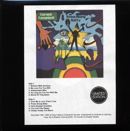 Cornell Campbell - Press Along Natty (Jamaica press) (plain jacket) [New]