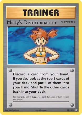 Misty's Determination 080/108 - XY  Evolutions