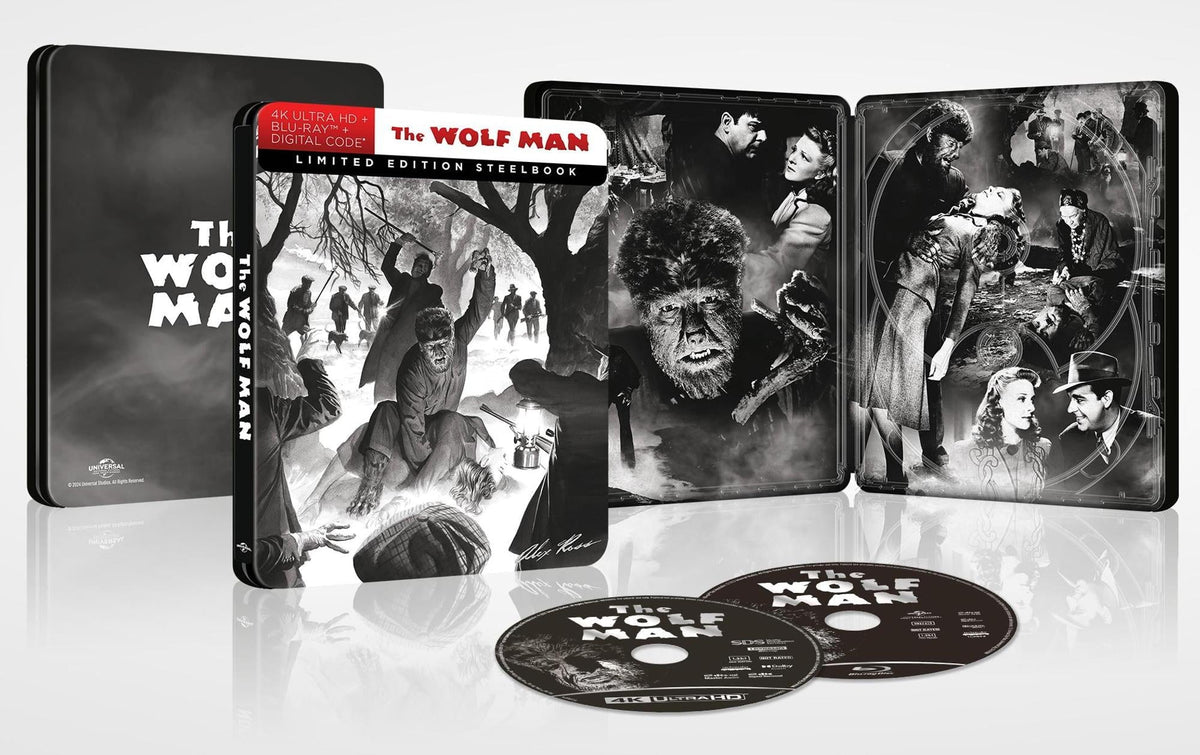 The Wolf Man (1941) Steelbook [4K Ultra HD + Blu-ray + Digital]