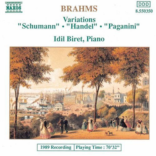 J. BRAHMS - Variations (Handel, Schumann & Paganini) [CD]
