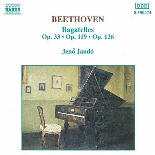 JenÅ‘ Jandó - Bagatelles Op 33, 119 & 126 Music CD