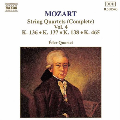 Eder Quartet - String Quartets 136-138 & 465 [CD]