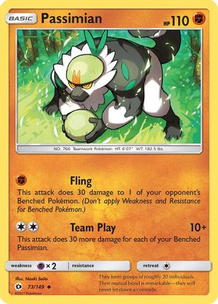 Passimian 073/149 - SM Base Set Reverse Holofoil