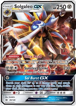 Solgaleo GX 089/149 - SM Base Set Holofoil