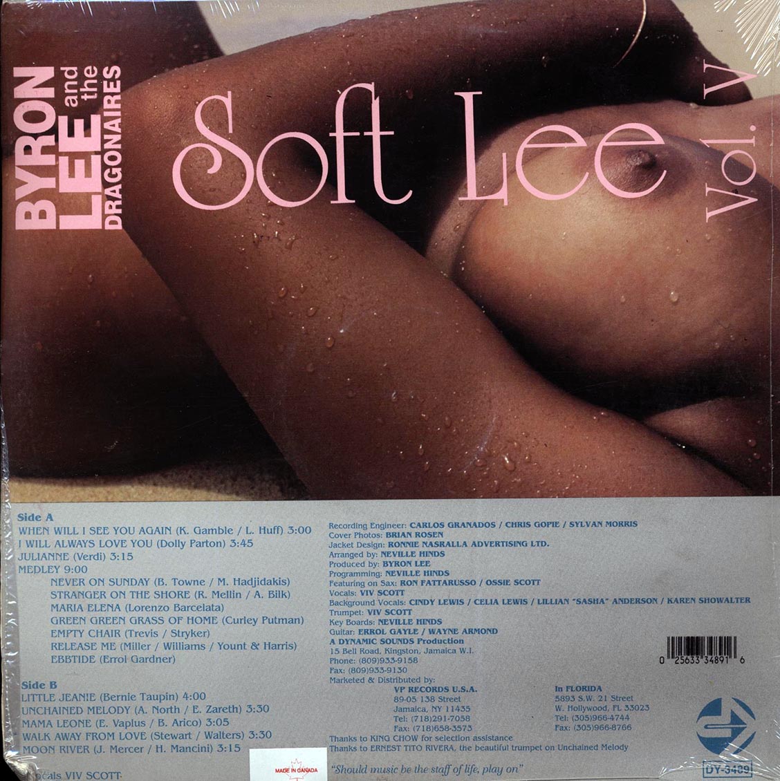 Byron Lee & The Dragonaires - Soft Lee Volume 5 [New Vinyl LP]