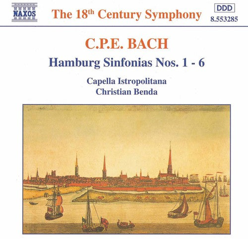 C.P.E. Bach - Hamburg Sinfonias Music CD