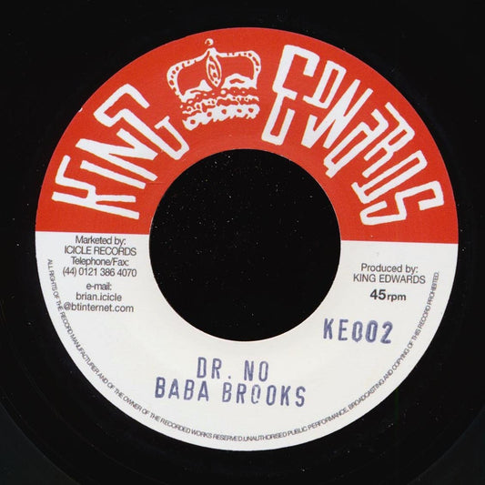 Baba Brooks - Dr. No  /  Lord Tanamo - I Had A Dream (UK press) [New] [New Vinyl 7"]