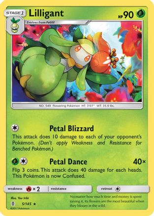 Lilligant 005/145 - SM  Guardians Rising