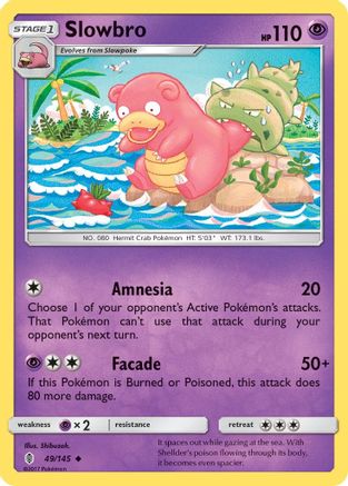 Slowbro 049/145 - SM  Guardians Rising