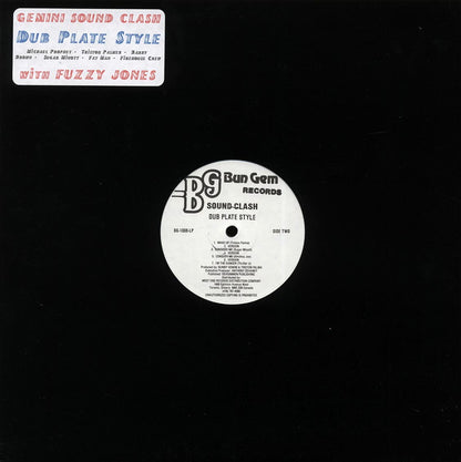 Fuzzy Jones, Michael Prophet, Triston Palmer, Barry Brown, Sugar Minott, Etc. - Gemini Presents Sound Clash Dub Plate Style [New Vinyl LP]