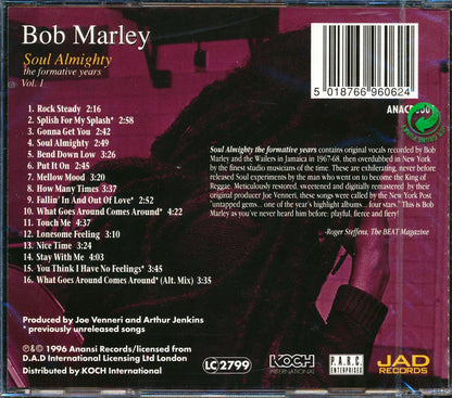 Bob Marley - Soul Almighty: The Formative Years Volume 1 (incl. large booklet) (remastered) [New CD]