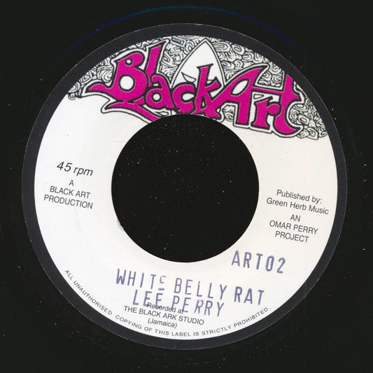 Lee Perry - White Belly Rat  /  Jah Lion - White Belly Rat [New] [New Vinyl 7"]