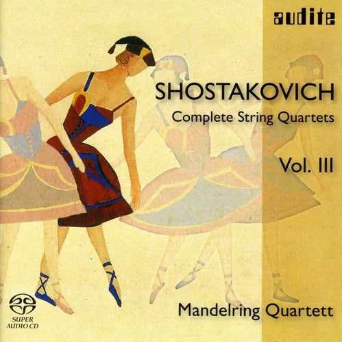 Shostakovich / Maderling Quartett - Complete Strings Quartets 3 Music CD