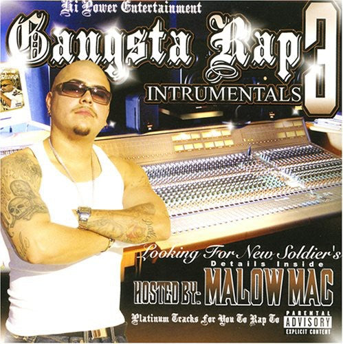 Gangsta Rap Instrumentals Pt 3 - Gangsta Rap Instrumentals, Vol. 3 [CD]