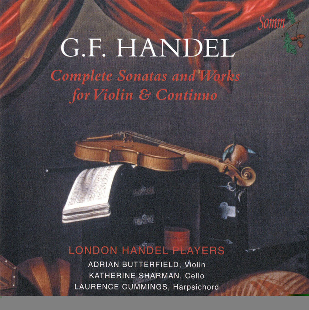 Adrian Butterfield - Handel Violin Sonatas Music CD