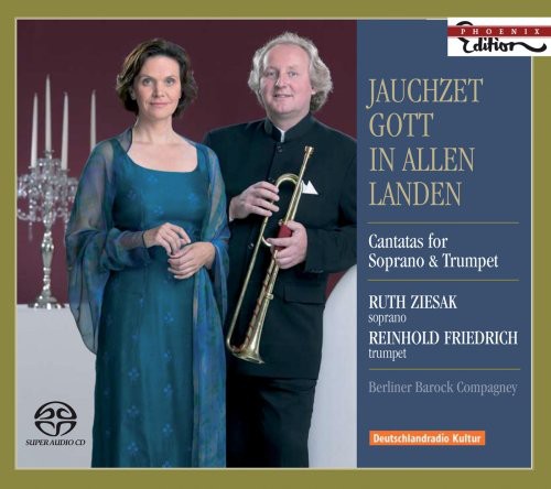 Ruth Ziesak - Jauchzet Gott in Allen Landen: Cantatas for Soprano & Trumpet [CD]