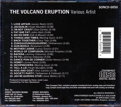 Wailing Souls, Johnny Osbourne, Yellowman, Etc - Volcano Eruption (20 tracks) [New CD]