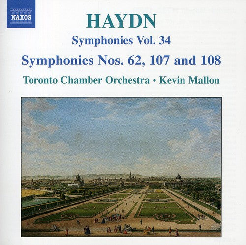 U. WASSENAER - Symphonies Nos. 62 107 & 108 Music CD