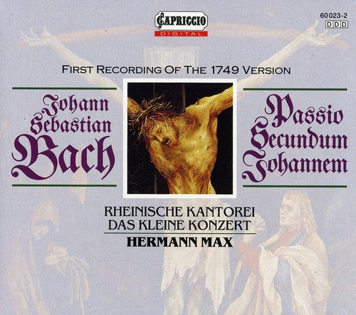 Hermann Max - Johannes Passion [2 CD]