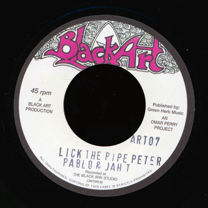 Augustus Pablo - Hot & Cold  /  Jah T & Augustus Pablo - Lick The Pipe Peter (rhythm: "Jr. Byles - Fever") [New Vinyl 7"]