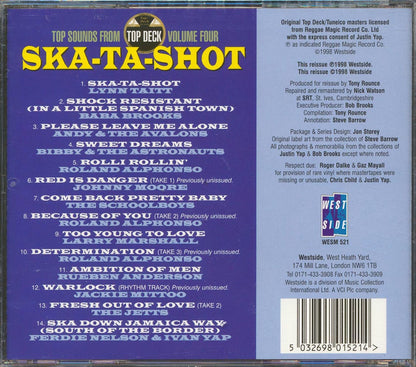 Jackie Mittoo, Roland Alphonso, Baba Brooks, Lynn Taitt, Etc. - Ska-Ta-Shot: Top Sounds From Top Deck Volume 4 [New CD]