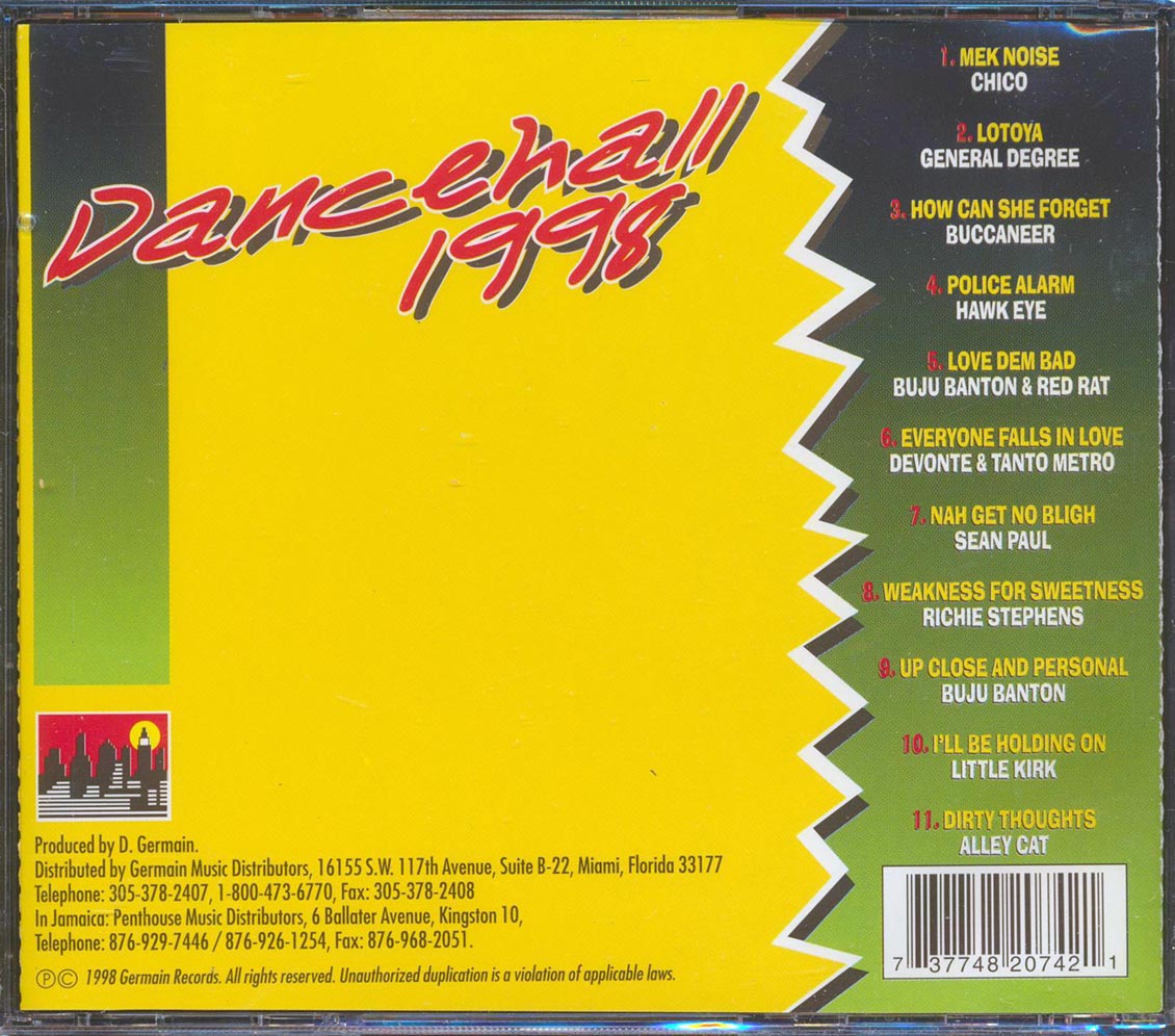 Buju Banton, Richie Stephens, Etc. - Penthouse Dancehall 1998 [New CD]