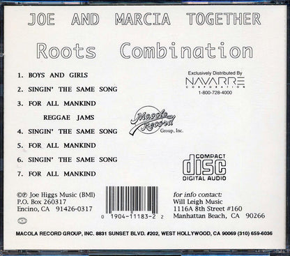 Joe Higgs, Marcia Higgs - Roots Combination: Joe & Marcia Together [New CD]