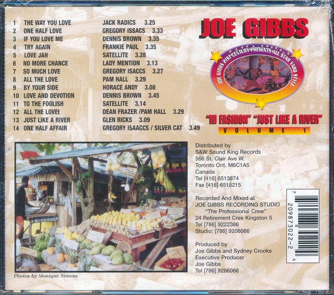 Various - Joe Gibbs All Star Yard Style 1: Hi Fashion/Just Like A River [New CD]
