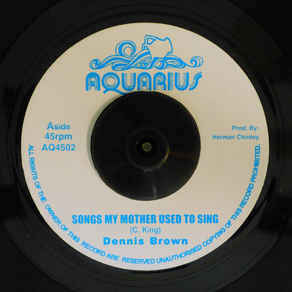 Dennis Brown - Songs My Mother Used To Sing  /  U Roy - Linger You Linger [New Vinyl 7"]