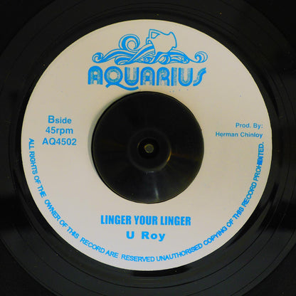 Dennis Brown - Songs My Mother Used To Sing  /  U Roy - Linger You Linger [New Vinyl 7"]