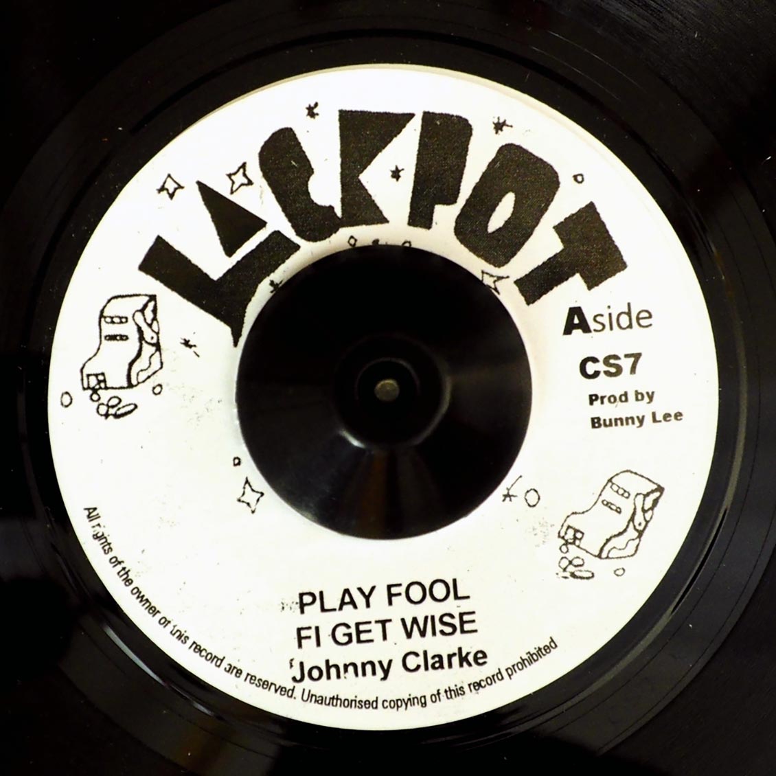 Johnny Clarke - Play Fool Fe Get Wise  /  King Tubby & The Aggrovators - Version [New Vinyl 7"]
