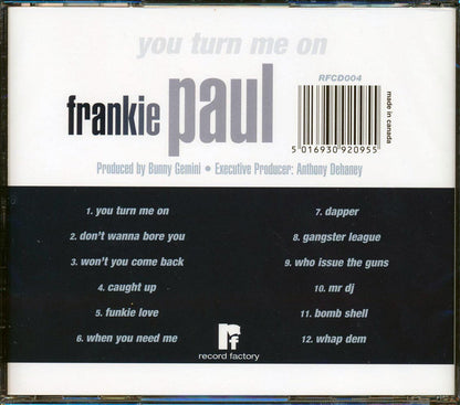 Frankie Paul - You Turn Me On [New CD]