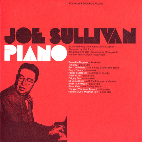 Joe Sullivan - The Musical Moods of Joe Sullivan: Piano Music CD