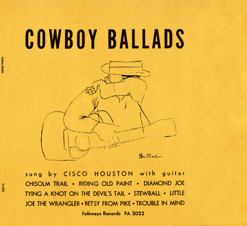 Cisco Houston - Cowboy Ballads [CD]