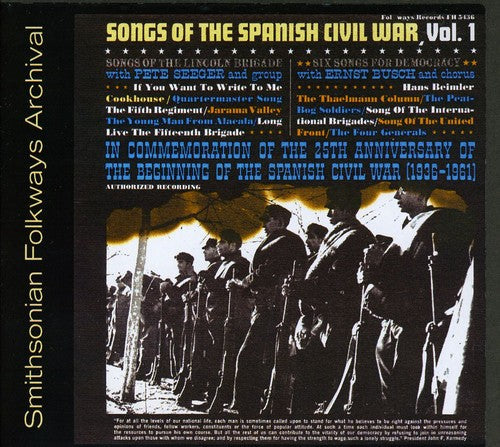 Pete Seeger - Songs of the Spanish Civil War 1: Lincoln Brigade Music CD