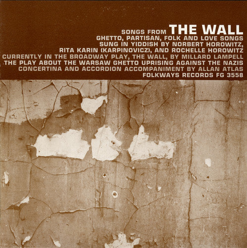 Songs From The Wall The Play About The Warsaw Ghe - Songs from the Wall / Various Music CD