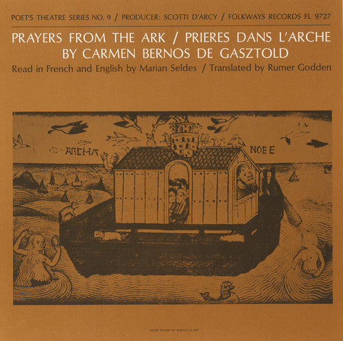 Marian Seldes - Prayers from the Ark: French and English Poems Music CD