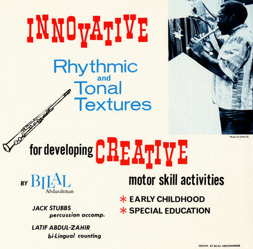 Bilal Abdurahman - Innovative Rhythmic and Tonal Textures Music CD